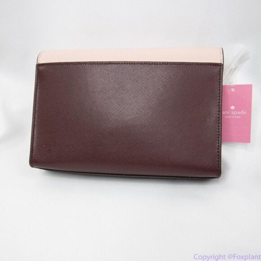 NWT kate spade Carson colorblock convertible crossbody‎ , Rose smoke - Picture 9 of 11